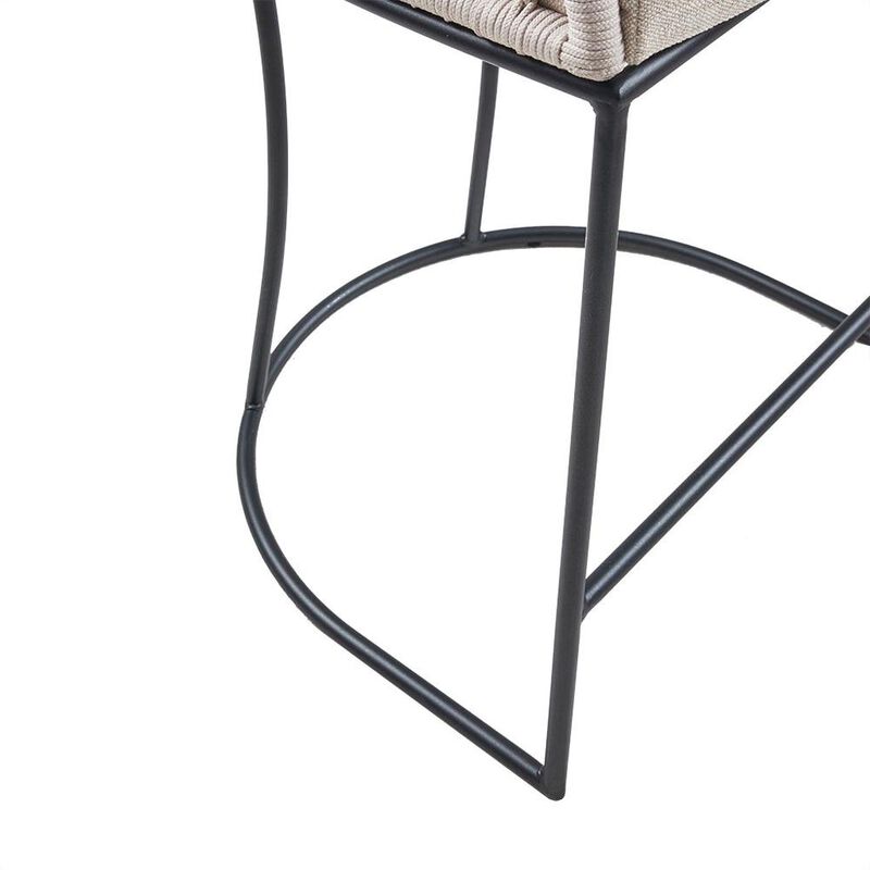 Belen Kox Hermosa Woven Low-Back Counter Stool, Belen Kox