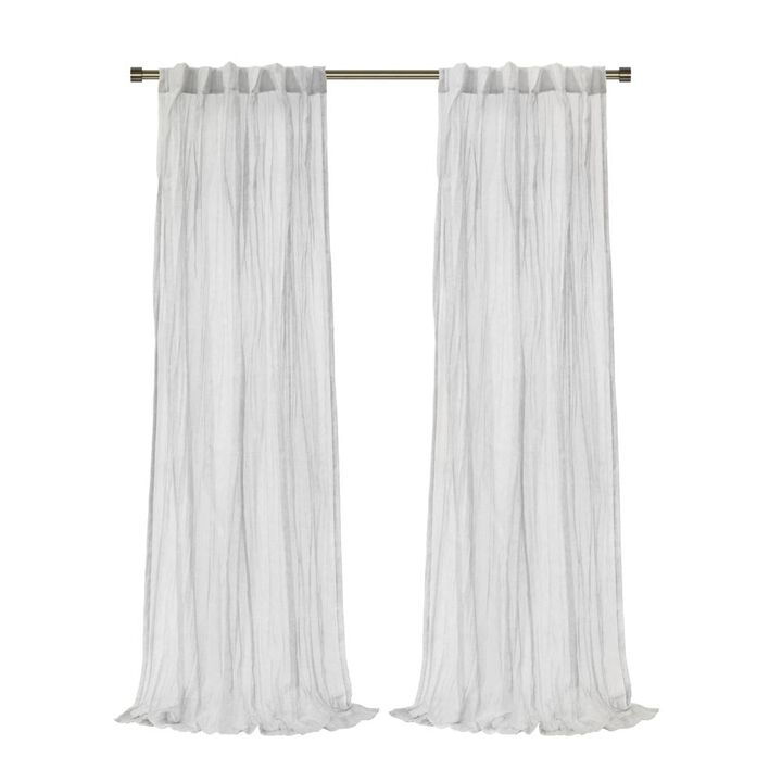 Habitat Paloma Sheer Dual Header Stylish and Functional Curtain Panel