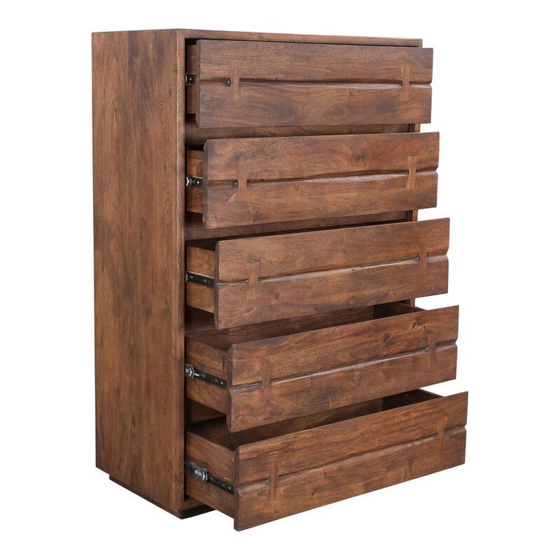 Rustic Acacia Wood Chest - Part of Madagascar Collection, Belen Kox