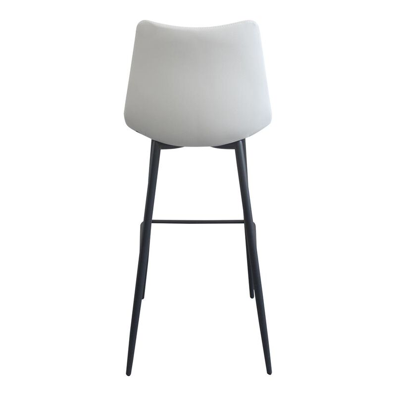 Moe's Home Collection Alibi Barstool Ivory-Set Of Two