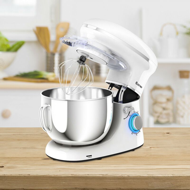 6.3 Qt 6 Speed 660W  Tilt-Head Food Stand Mixer