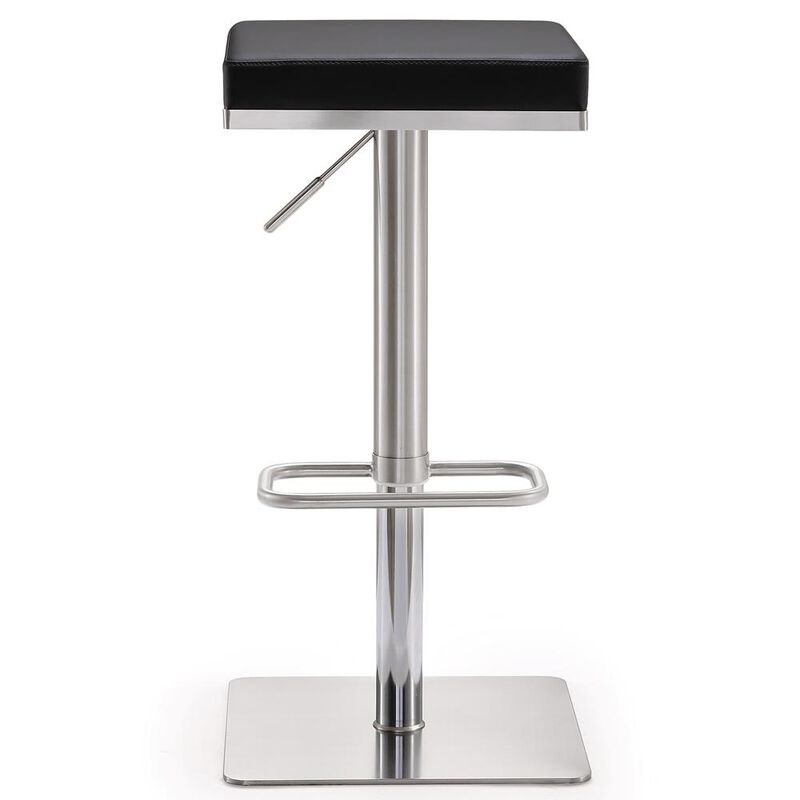 Belen Kox Contemporary Black Steel Adjustable Barstool, Belen Kox