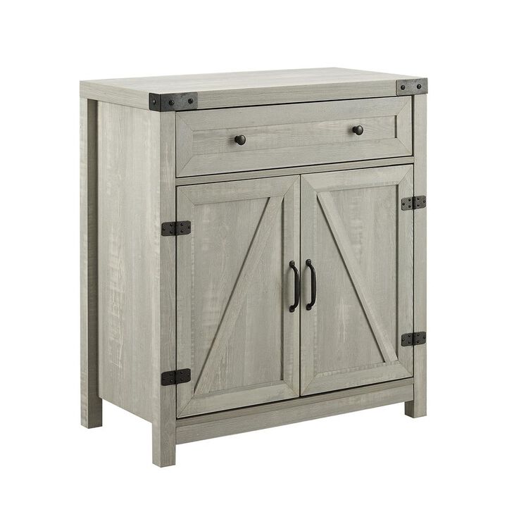 Belen Kox Rustic Farmhouse Accent Cabinet - Stone Grey Collection, Belen Kox