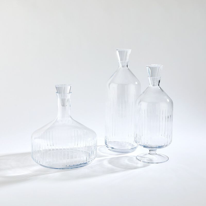 V Cut Decanter-Tall