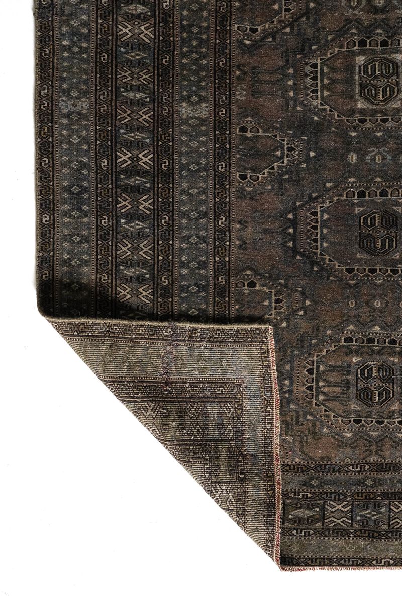 District Loom Vintage Boukhara scatter rug-Flint