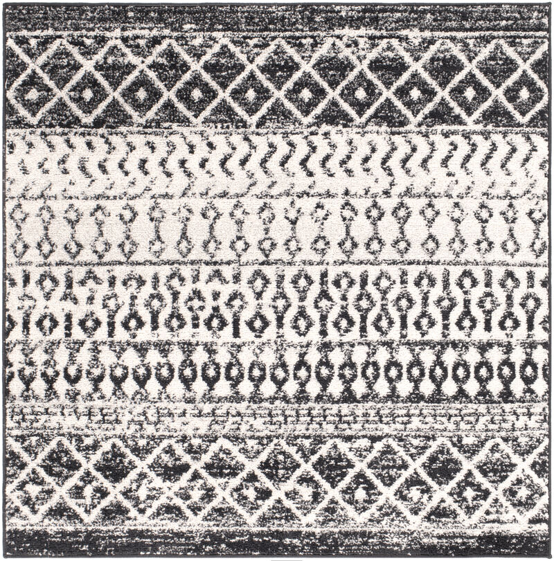 Elaziz ELZ-2345 3' x 5' Black Rug