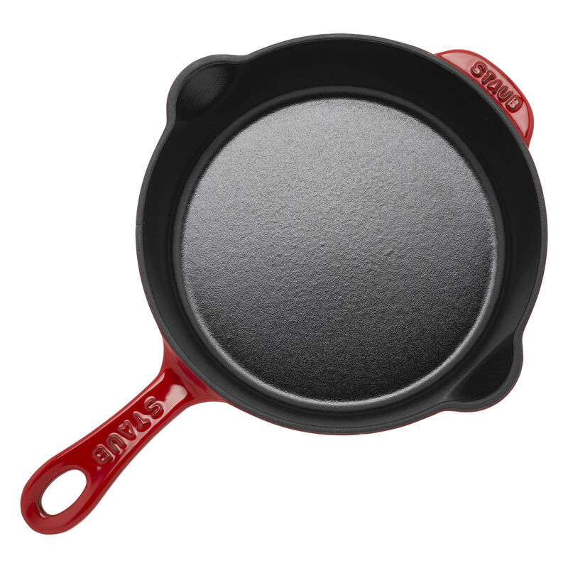 STAUB Cast Iron 8.5-inch Traditional Deep Skillet - Black