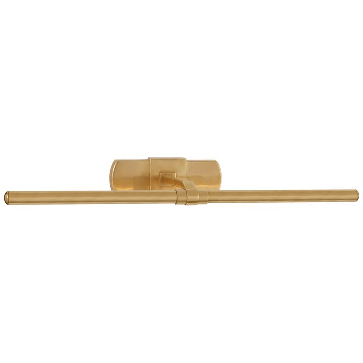 Langley 24" Picture Light in Natural Brass