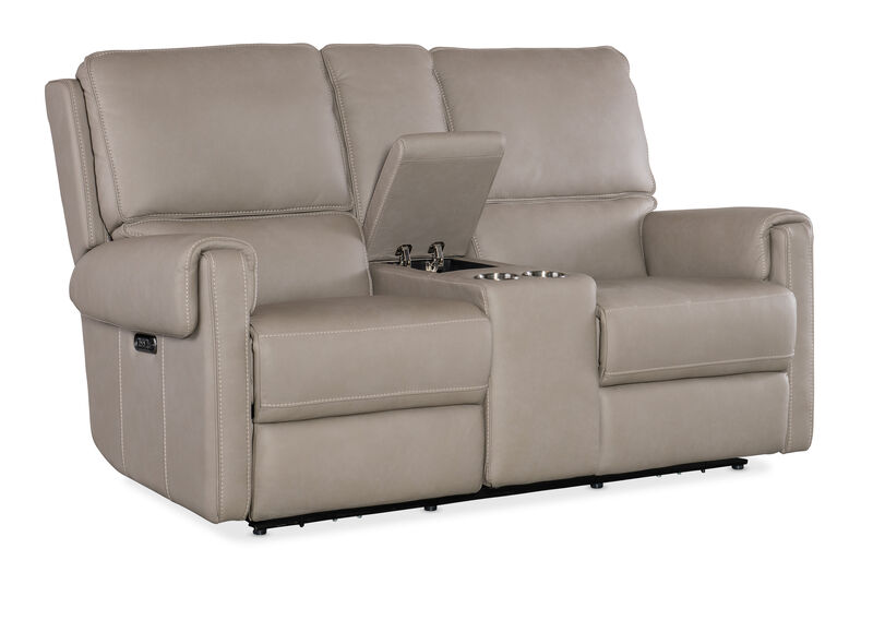 Somers Power Console Loveseat with Power Headrest