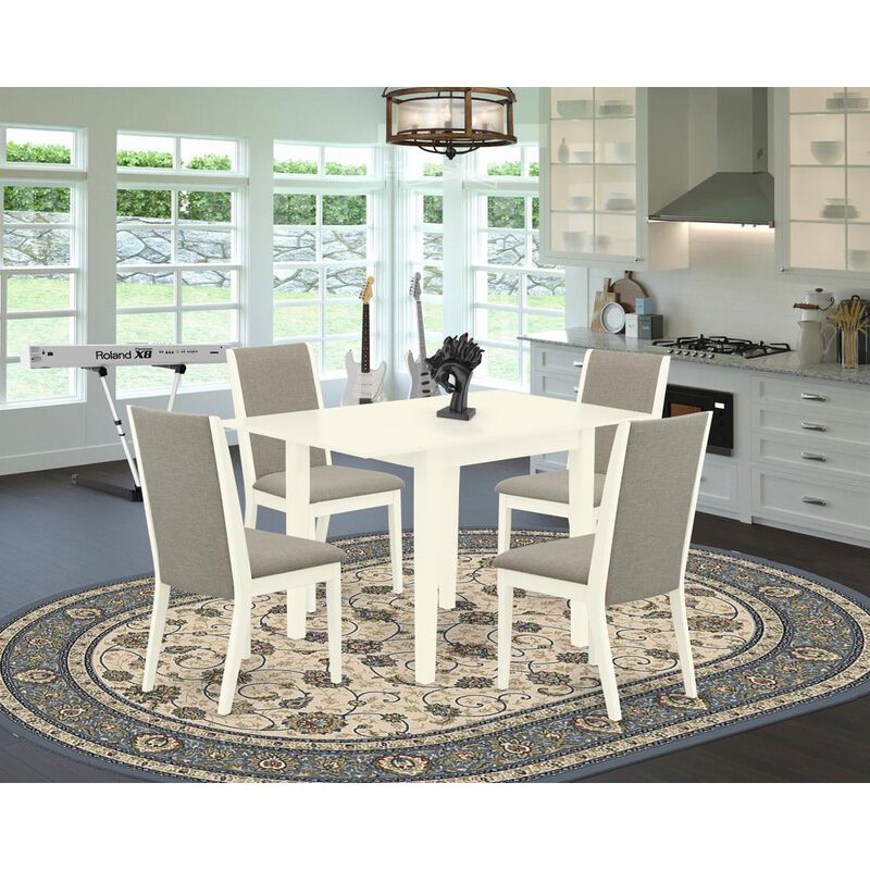 Dining Room Set Linen White