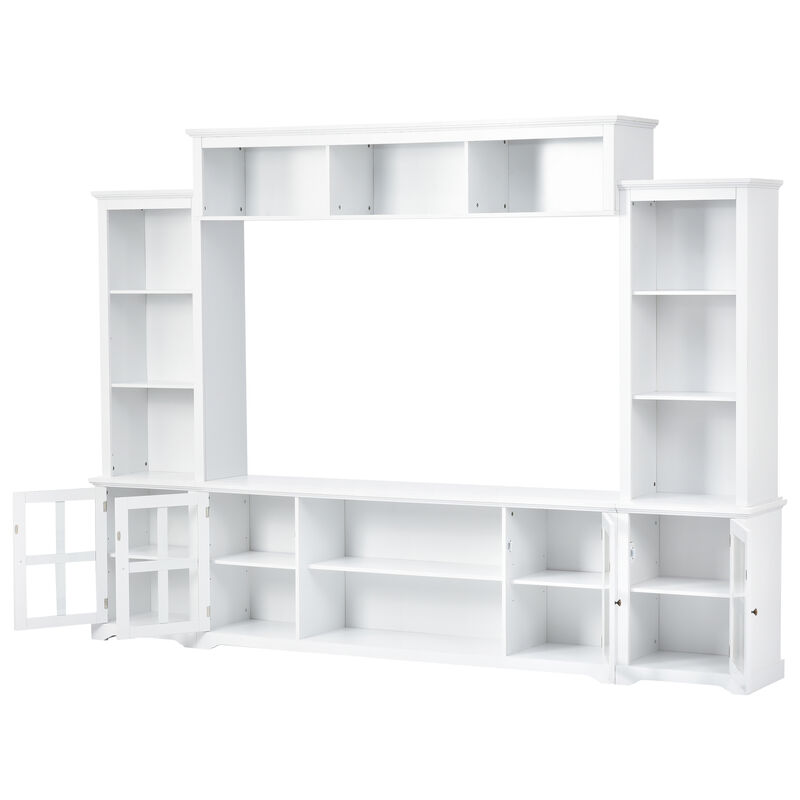 Merax Minimalism Entertainment Wall Unit TV Stand