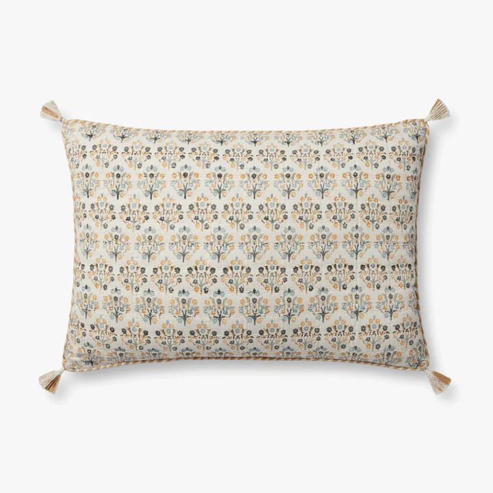 PLL0116 Wheat/Multi 16''x26'' Down Pillow