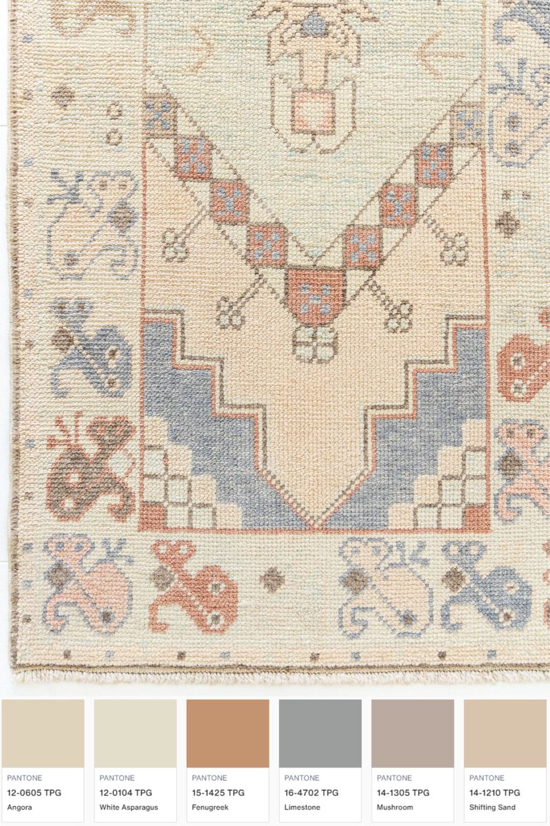 District Loom Vintage Turkish Anatolian Runner Rug No.350