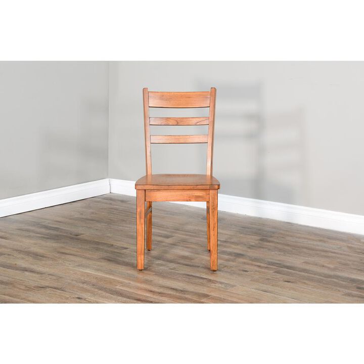 Sunny Designs Sedona Ladderback Chair, Wood Seat