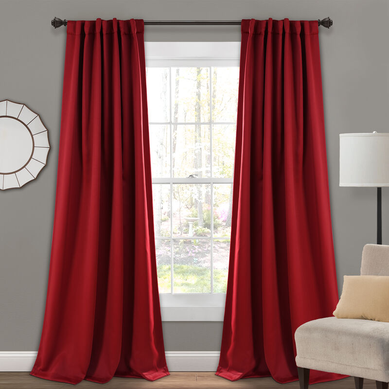 Lush Décor Insulated Back Tab Blackout  Window Curtain Panels