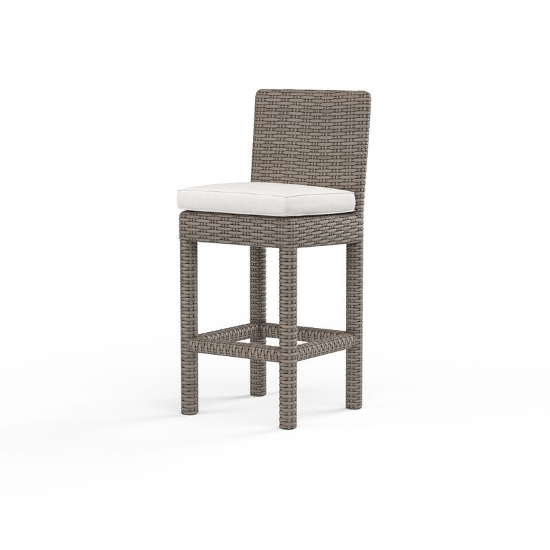 Coronado Barstool in Canvas Flax w/ Self Welt