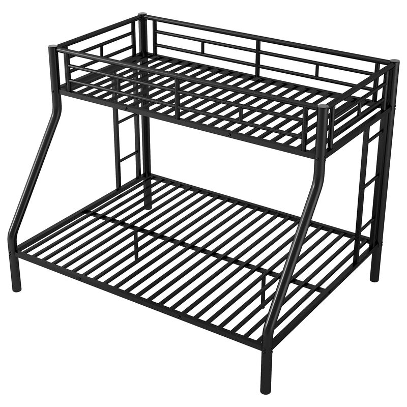 Merax Metal Bunk Bed with Ladders and Guardrails