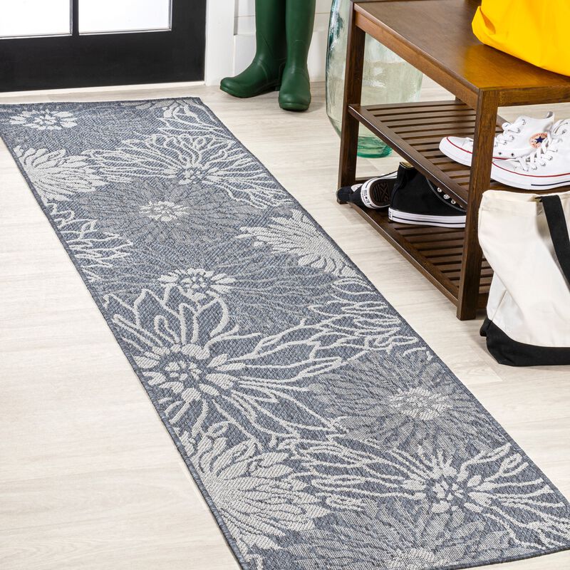 Bahamas Modern All Over Floral Indoor/Outdoor Area Rug