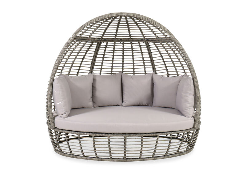 werkloosheid Disciplinair rooster Cocoon Wicker Daybed with Cushion | Mathis Home