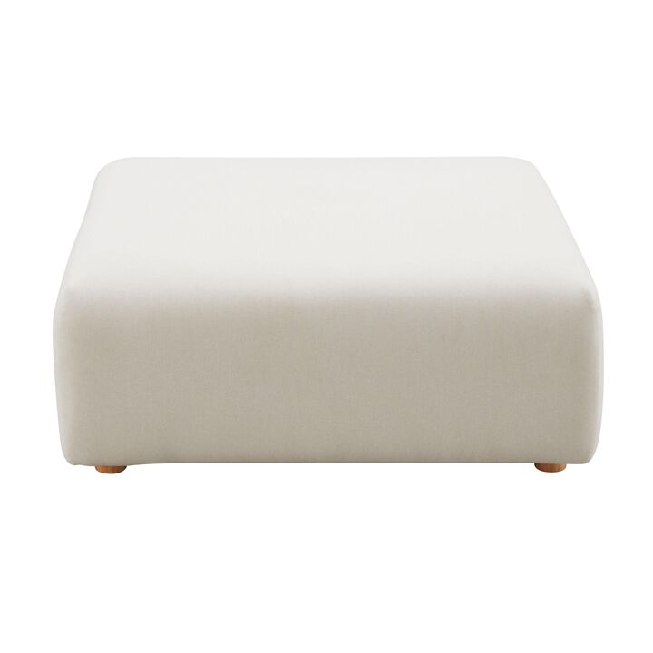 Hangover Cream Ottoman