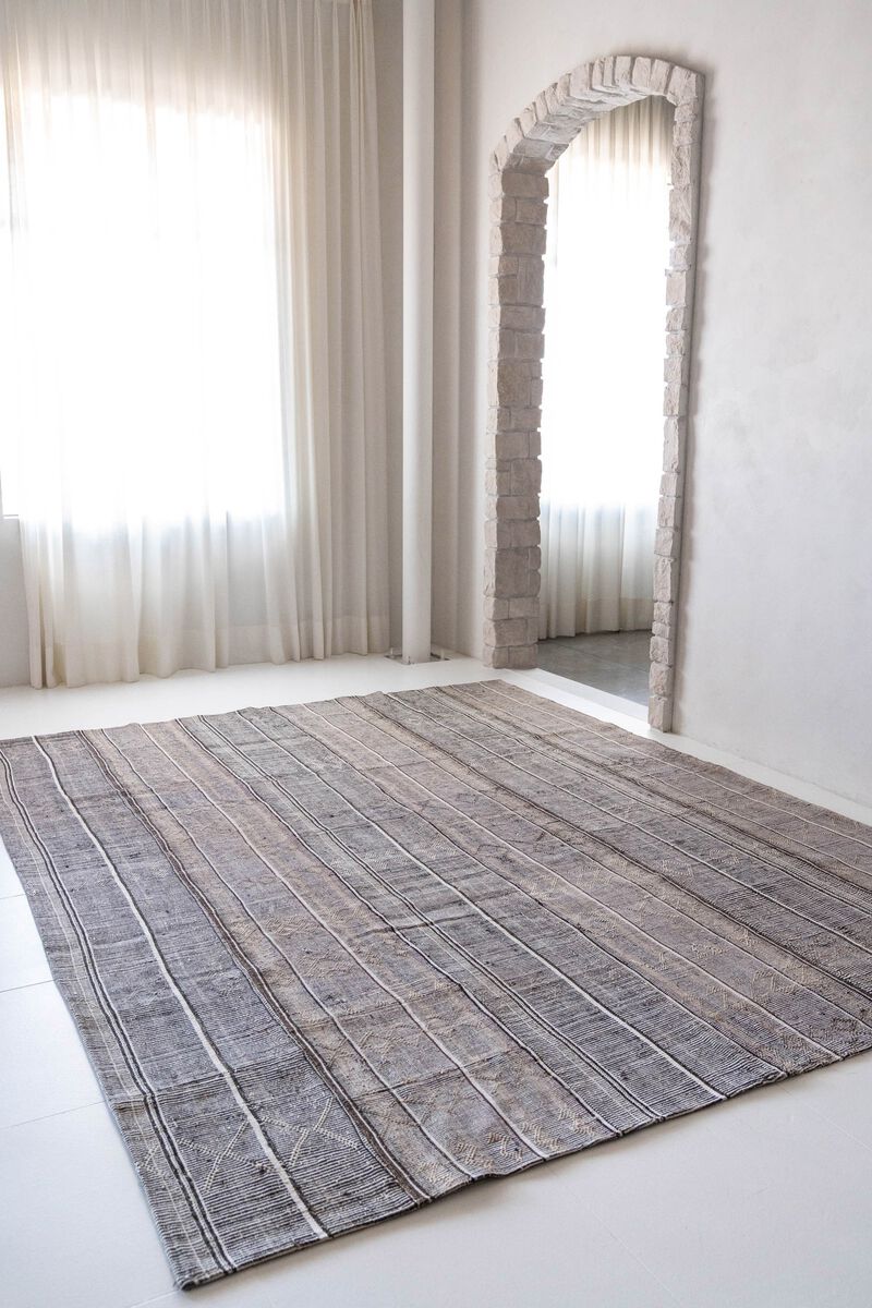 District Loom Vintage Kilim area rug-Smokey