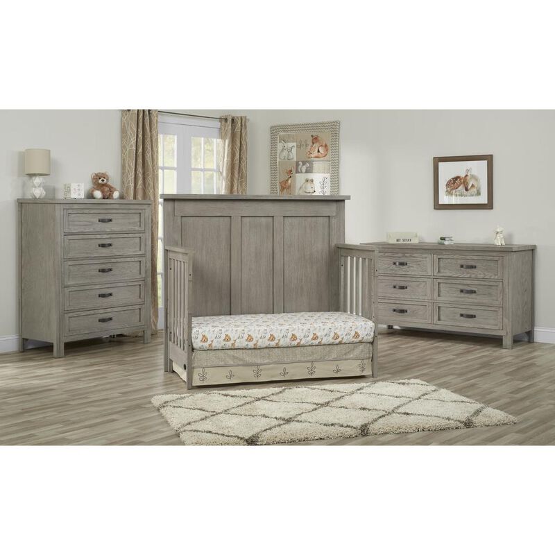 Soho Baby Hanover Crib Oak Gray