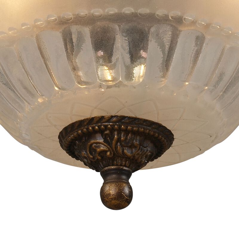 Restoration 11'' Wide 3-Light Semi Flush Mount