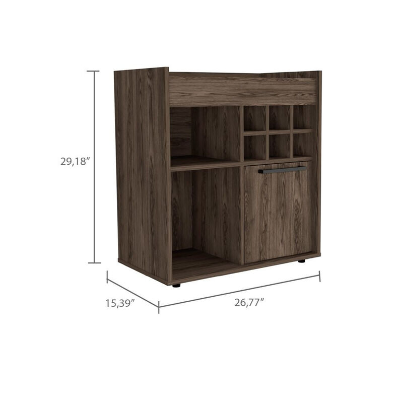 Bar Cabinet Dext, Living Room, Dark Walnut