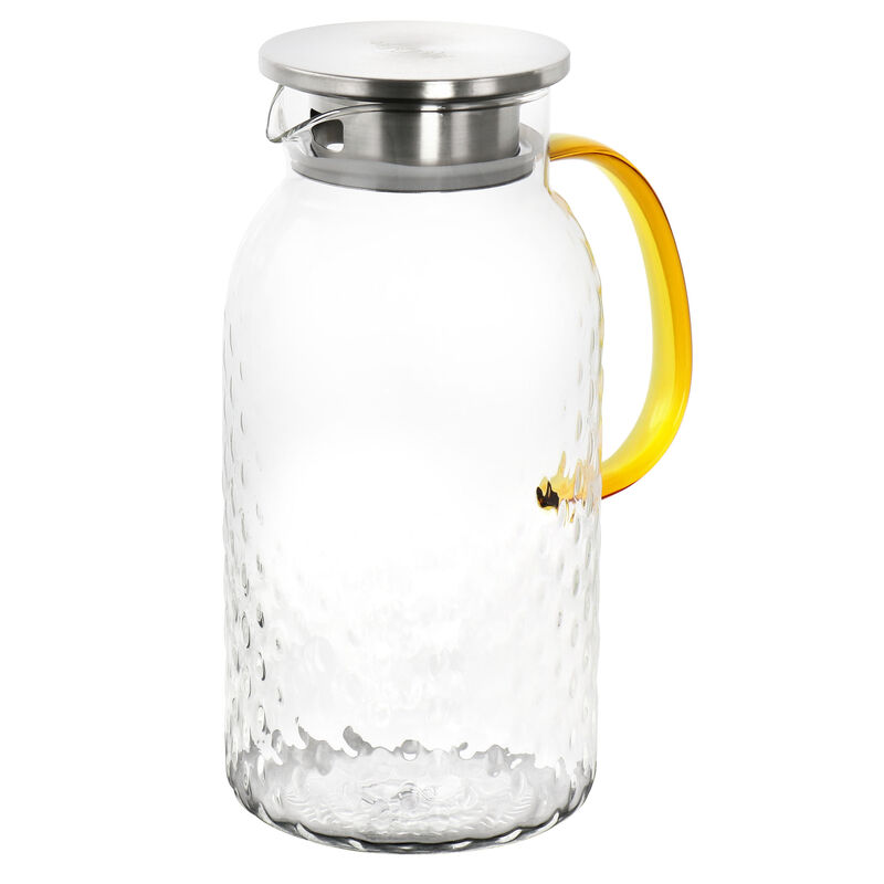 Mr. Coffee 62oz Heat Resisitant Borosilicate Glass Pitcher with Strainer Lid