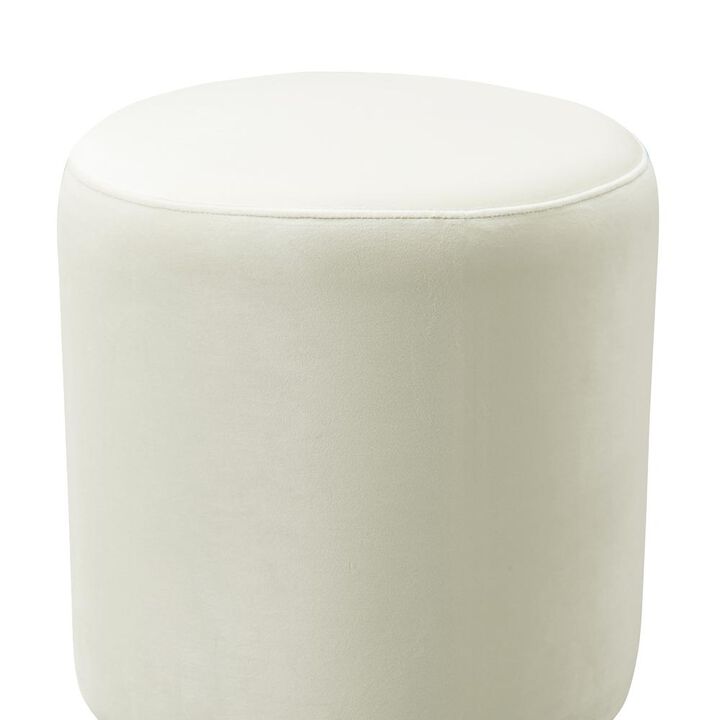 Belen Kox Luminary Cream Velvet Ottoman, Belen Kox