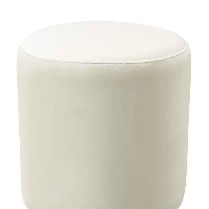 Belen Kox Luminary Cream Velvet Ottoman, Belen Kox