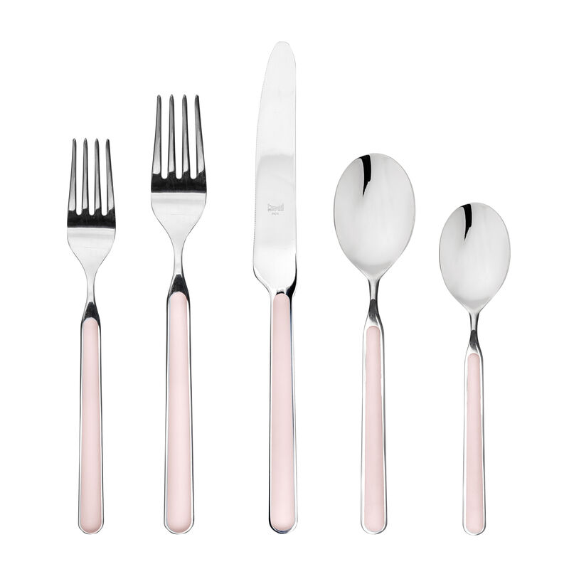 Fantasia 20-Piece Flatware Set in Pale Rose