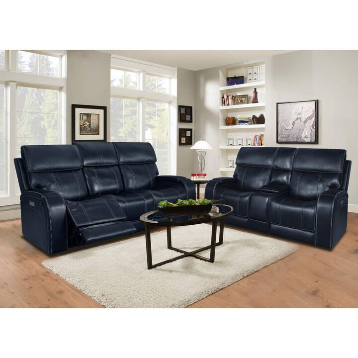 Barcalounger 9PHL-1188 Glenwood Power Recliner (Lay Flat), Ocean