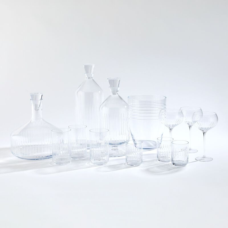 V Cut Decanter-Tall