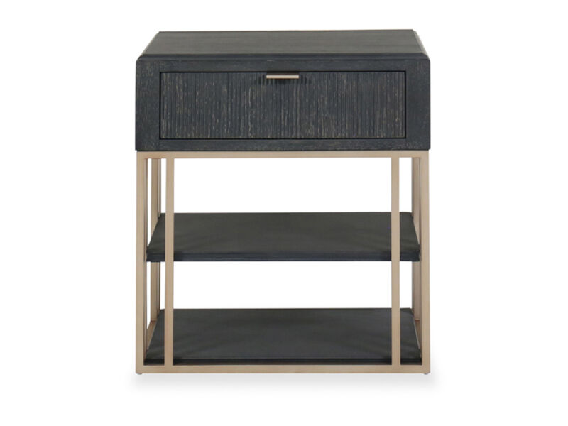 West End Loft Accent Nightstand with Storage Drawer