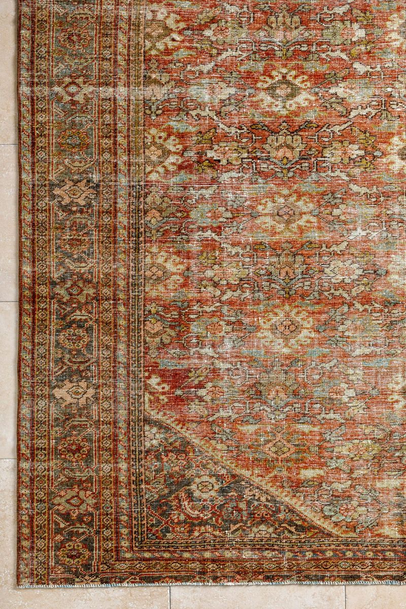 District Loom Antique Persian Mahal Area Rug- Carter