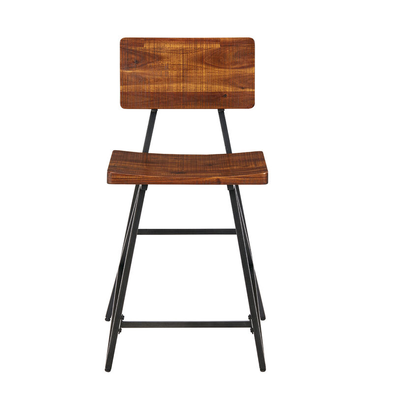 Gracie Mills Lavonne Modern Industrial Counter Stool