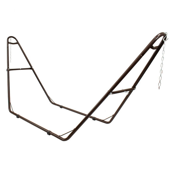 Sunnydaze Powder-Coated Steel Universal Hammock Stand - 124 in