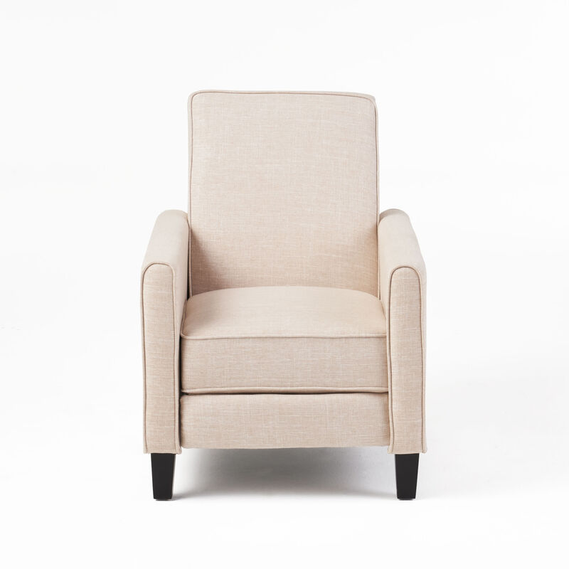 Merax Linen Fabric Manual Recliner Chair