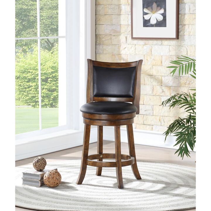 New Classic Furniture Furniture Bristol 24 Solid Wood Counter Stool in Brown