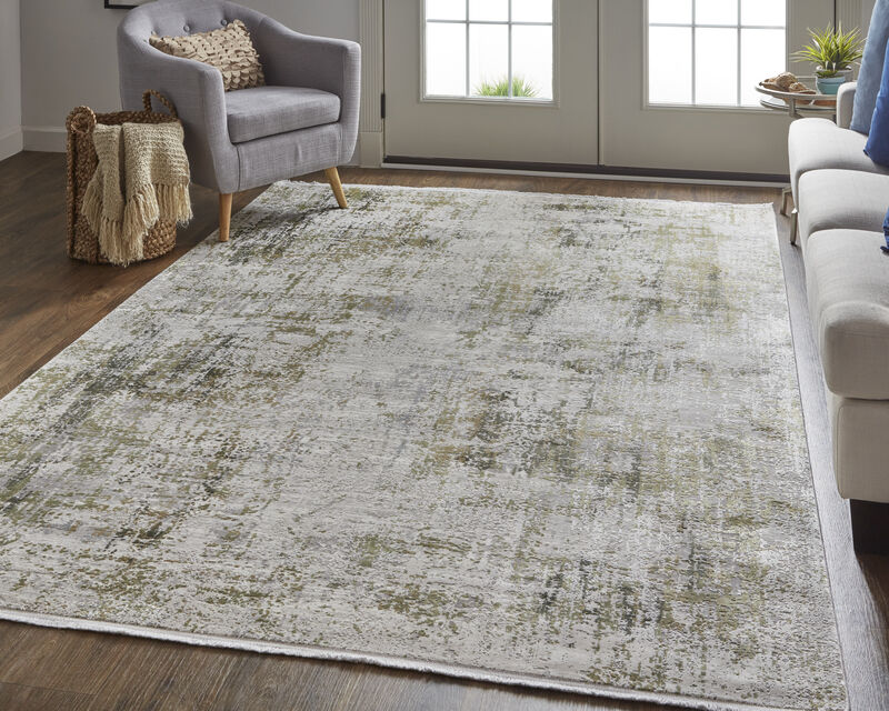 Cadiz 39FXF Green/Gray/Ivory 2'2" x 3'2" Rug