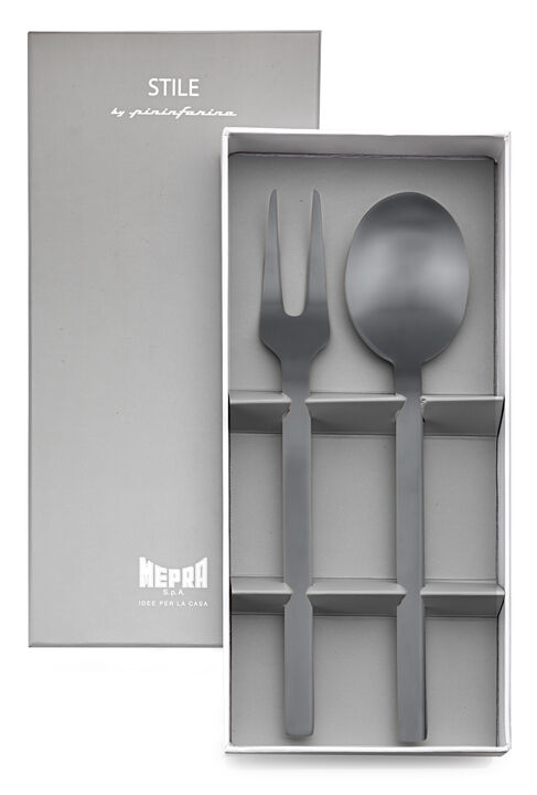 Stile By Pininarina 2-Piece Serving Set in Ice with Gift Box