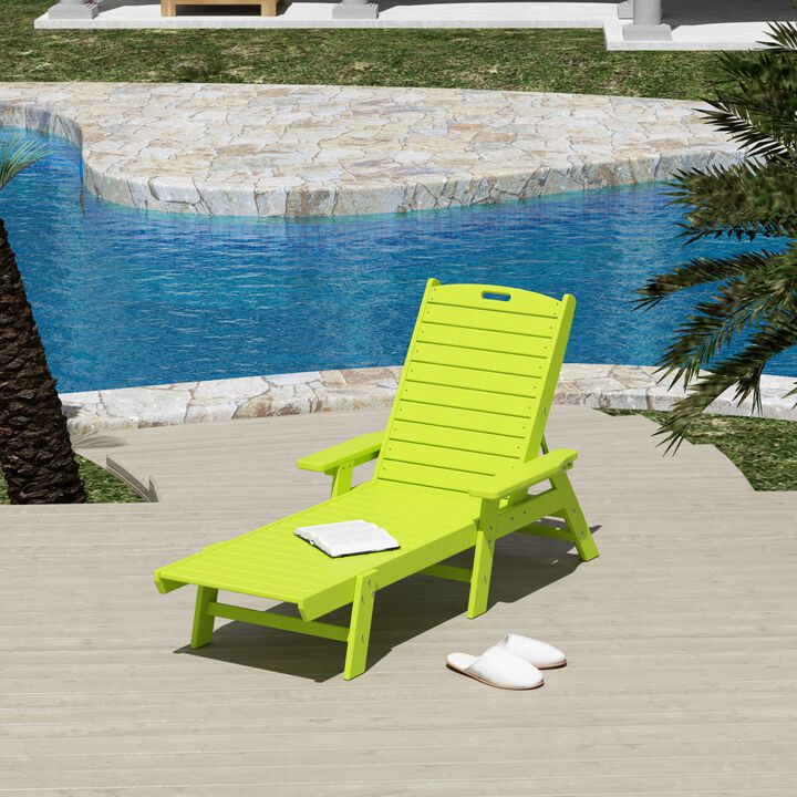 WestinTrends Adirondack Outdoor Chaise Lounge