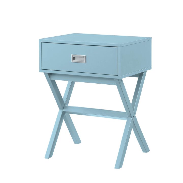 Convenience Concepts Designs2Go Landon End Table, Sea Foam