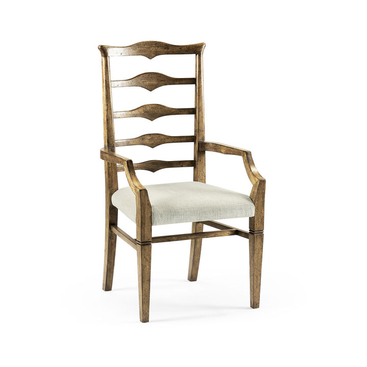 Pompano Ladderback Arm Chair