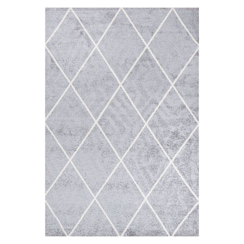 Cole Minimalist Diamond Trellis Area Rug