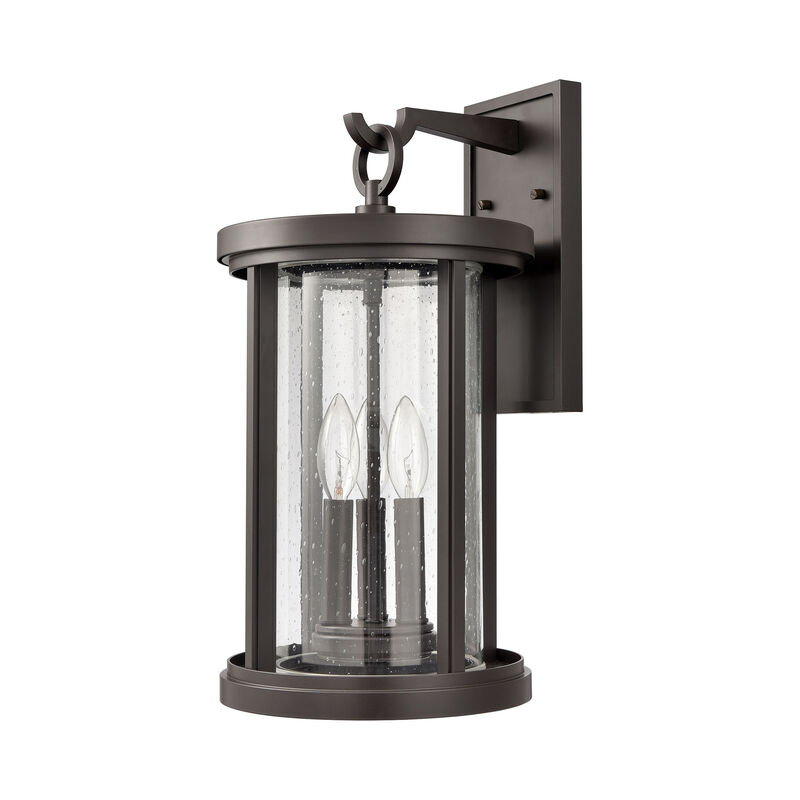 Brison 18'' High 3-Light Bronze Outdoor Sconce