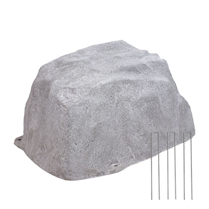 Sunnydaze Polyresin Low-Profile Landscape Rock with Stakes