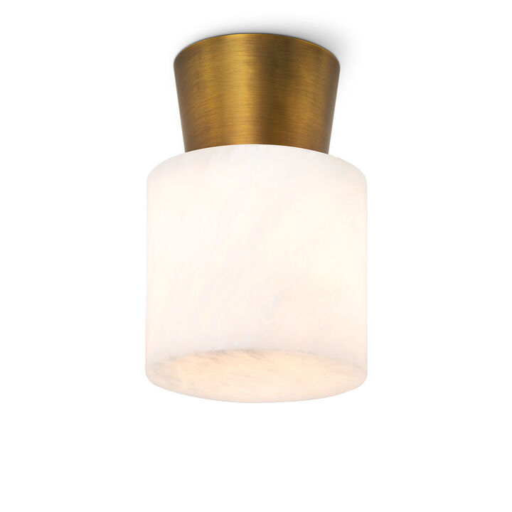 Hazel Alabaster Flush Mount