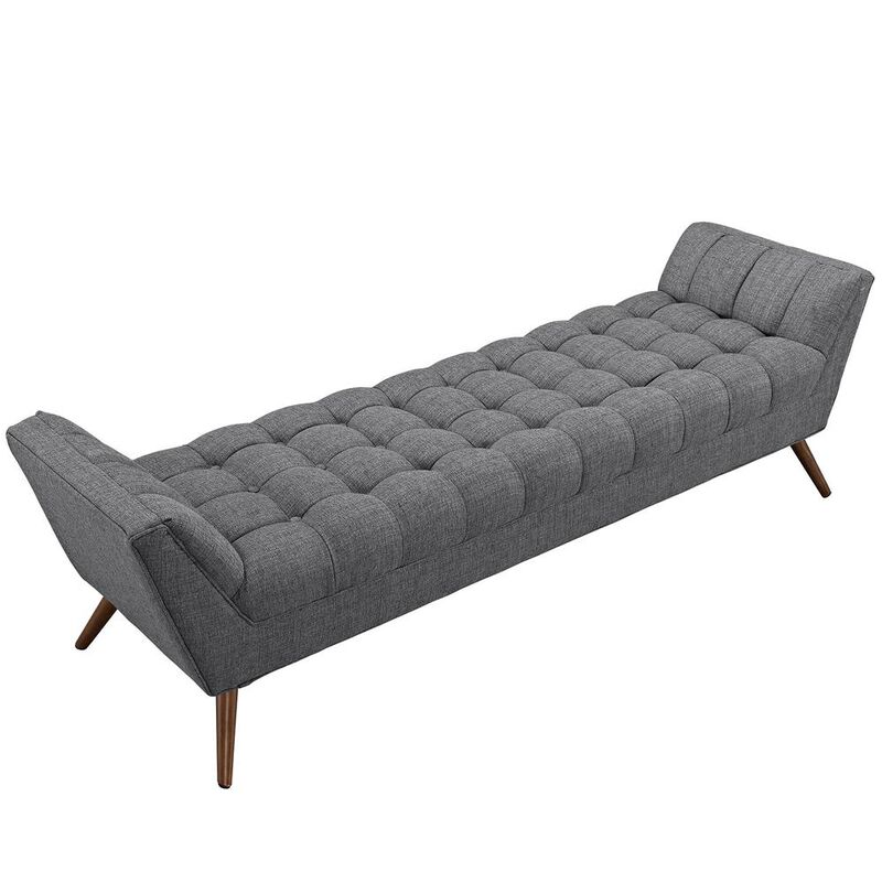 Modway Response Upholstered Fabric Bench